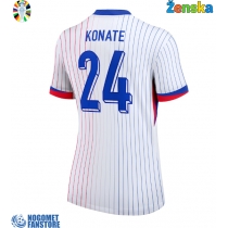 Francuska Ibrahima Konate #24 Gostujuci Dres za Ženska EP 2024 Kratak Rukav